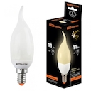 Лампа энергосберегающая КЛЛ-СW-11 Вт-2700 К–Е14 TDM (свеча на ветру) (mini)